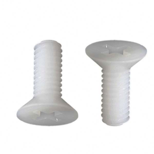 Chuanghe - High quality white/black cross hex head nylon plastic screw Plastic screw 5