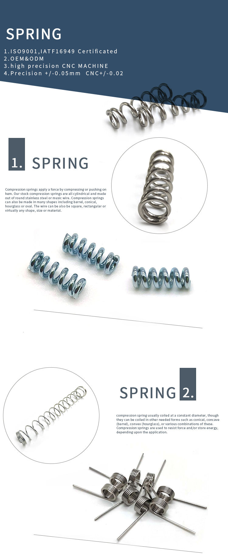 Chuanghe - Custom stainless steel coil compression spring compression spring 10