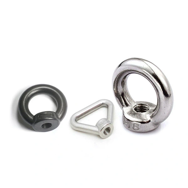 Chuanghe - China Carbon Steel m8 316 stainless steel eye bolt and nut Forged Galvanized m2 Ring Nut aluminum Din582 Anchor Lifting Eye Nuts eye nut 1
