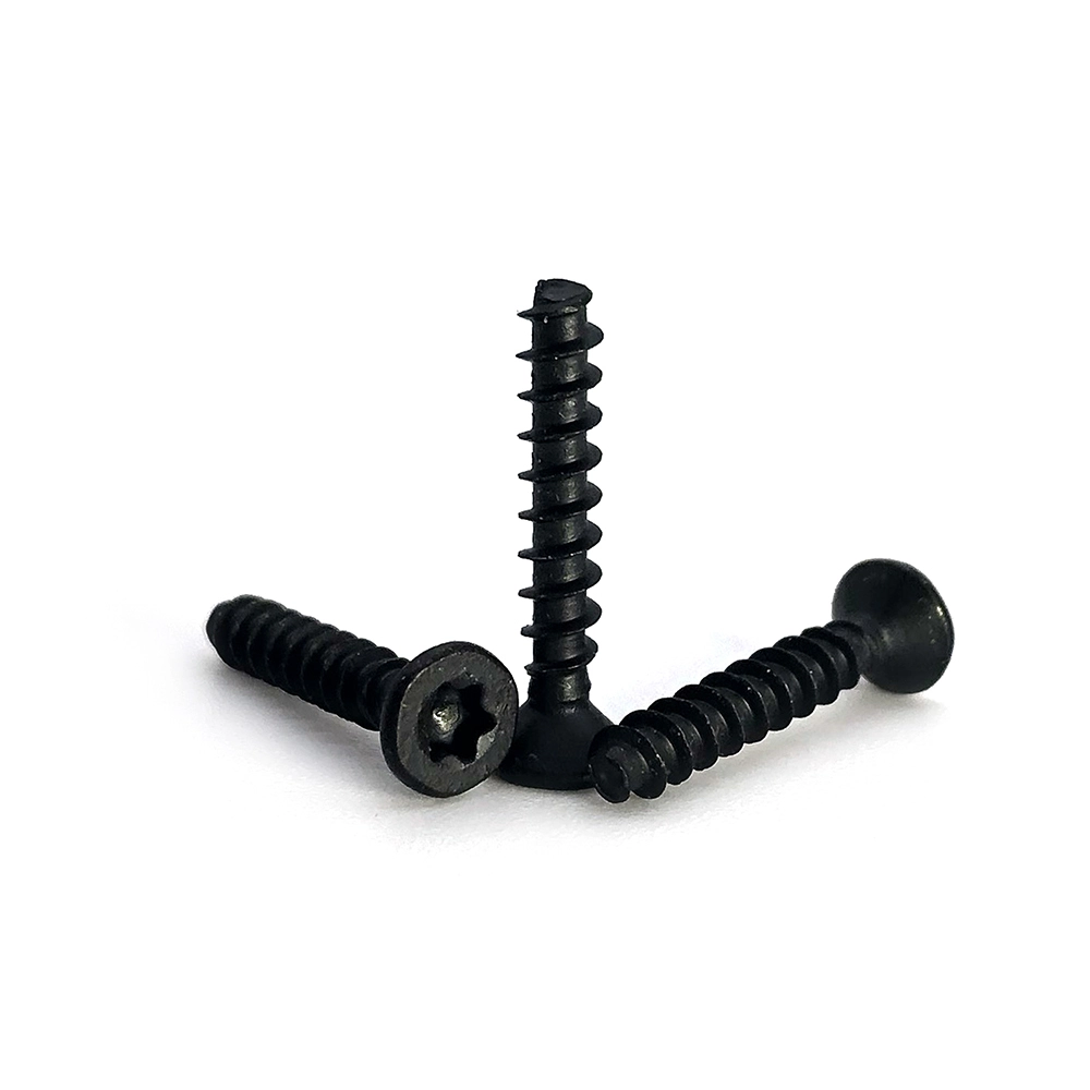 Chuanghe - Black Oxide Grade 4.8 security torx screw M8 Self Tapping Screws torx flat head screw Torx screw 1