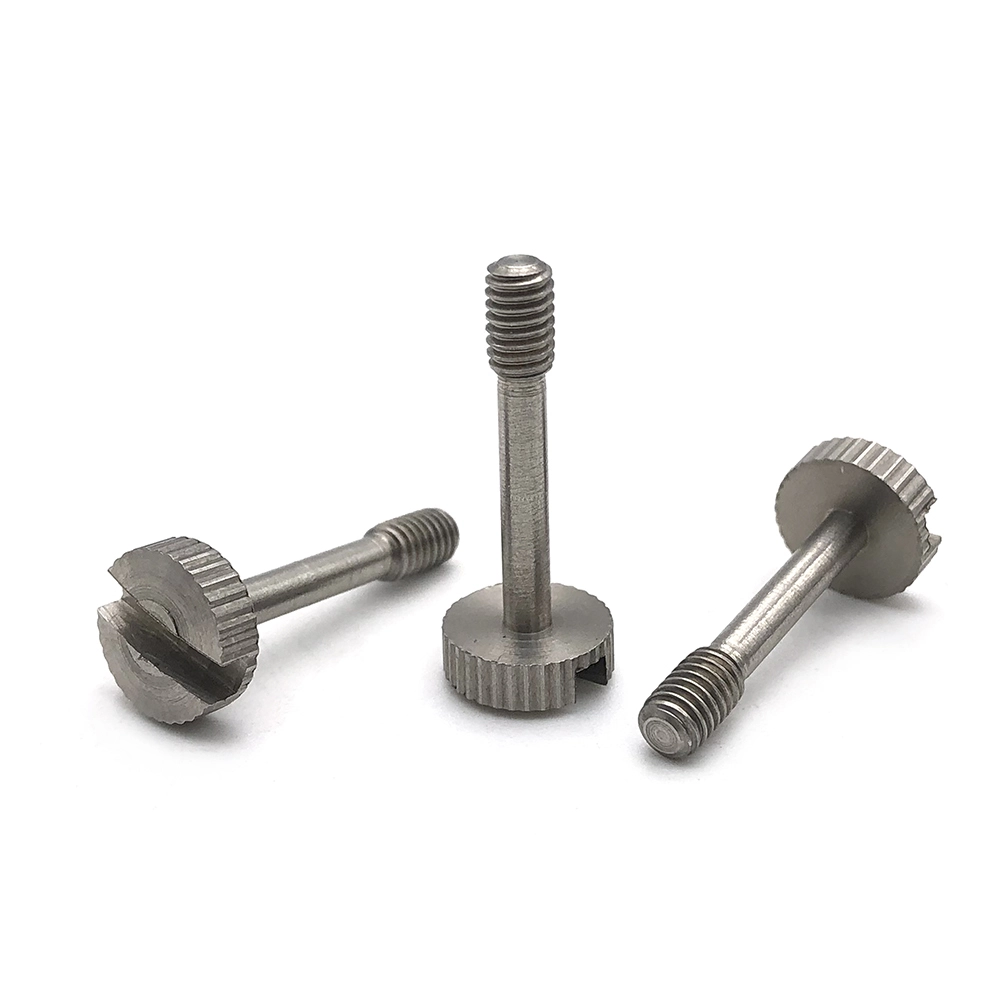 Chuanghe - Oem knurled thumb captive screw Brass Stainless Steel knurled screw m3 M5 M8 Knurled Thumb Screws Thumb screw 1