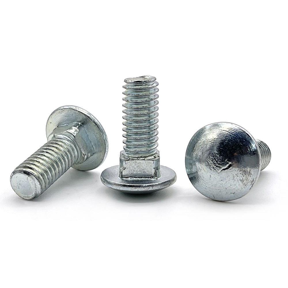 Chuanghe - High strength galvanized hardened carriage bolts Round Head square neck carriage bolt with hex nut Carriage bolt 1