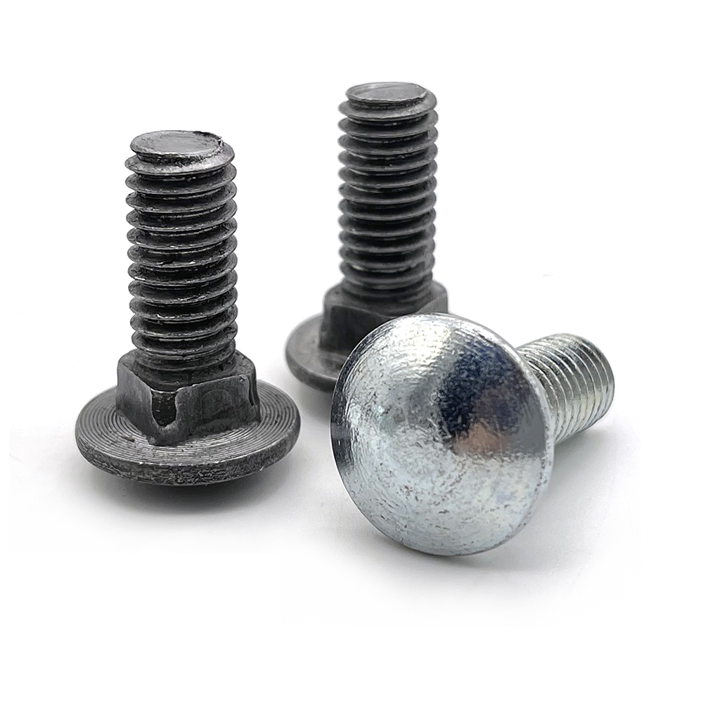 Chuanghe - High strength galvanized hardened carriage bolts Round Head square neck carriage bolt with hex nut Carriage bolt 5