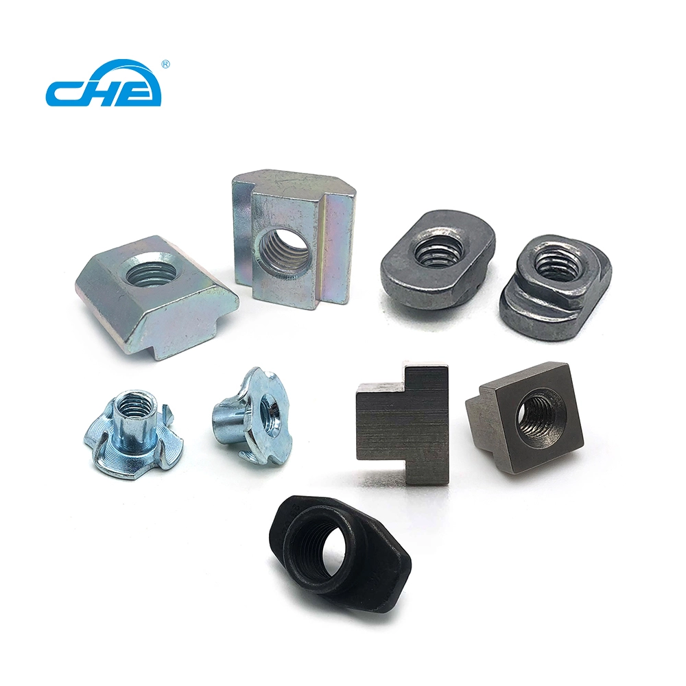 Chuanghe - Tee Four Prong T Nut,stainless steel aluminum slider t nut welded t nut,Carbon Steel M4 M6 M8 Hammer Head t-nut t nut 1