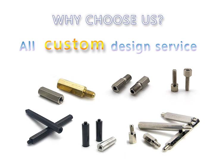 Chuanghe - Customized Precision Stainless Steel Standoff Screws Male Female Hole Hex Standoff Spacer standoff screw 3