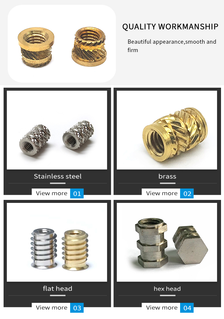 Chuanghe - Zinc lated steel insert nut m6 m7 m8 for wooden,zinc alloy insert nut thread for wood furniture thread insert 10