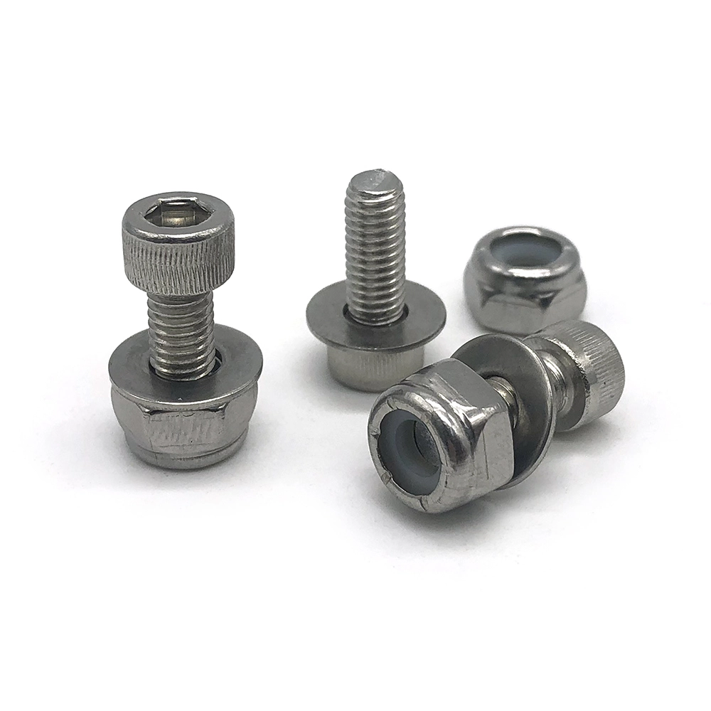 Chuanghe -stainless steel cylinder head Allen Bolt hex socket cap screws with lock nuts 1