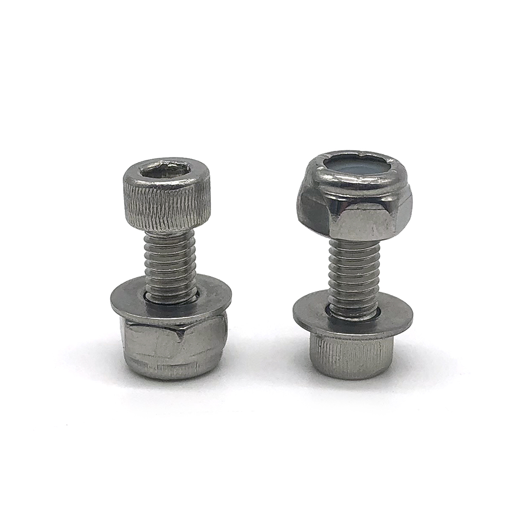 Chuanghe -stainless steel cylinder head Allen Bolt hex socket cap screws with lock nuts 7