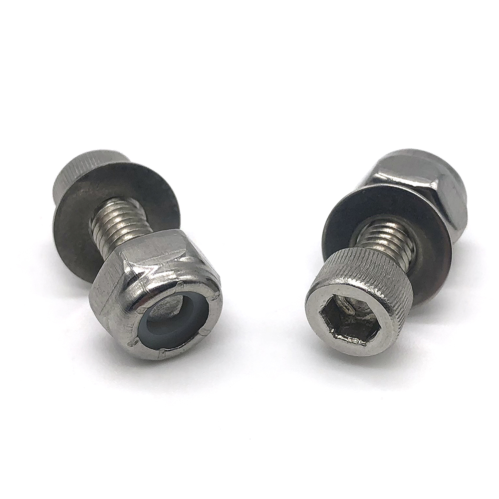 Chuanghe -stainless steel cylinder head Allen Bolt hex socket cap screws with lock nuts 5