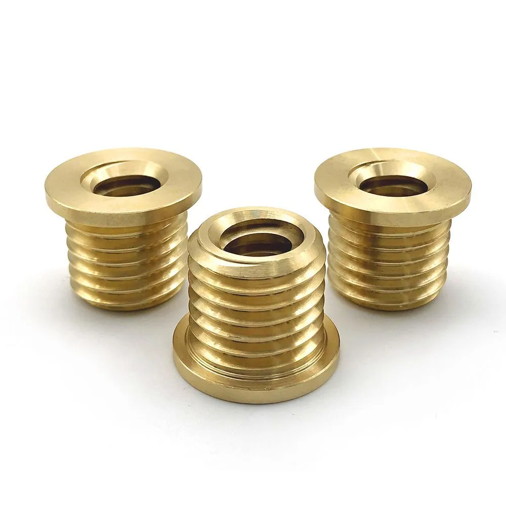 Custom High end cnc brass screw with internal threaded copper screw nut 1