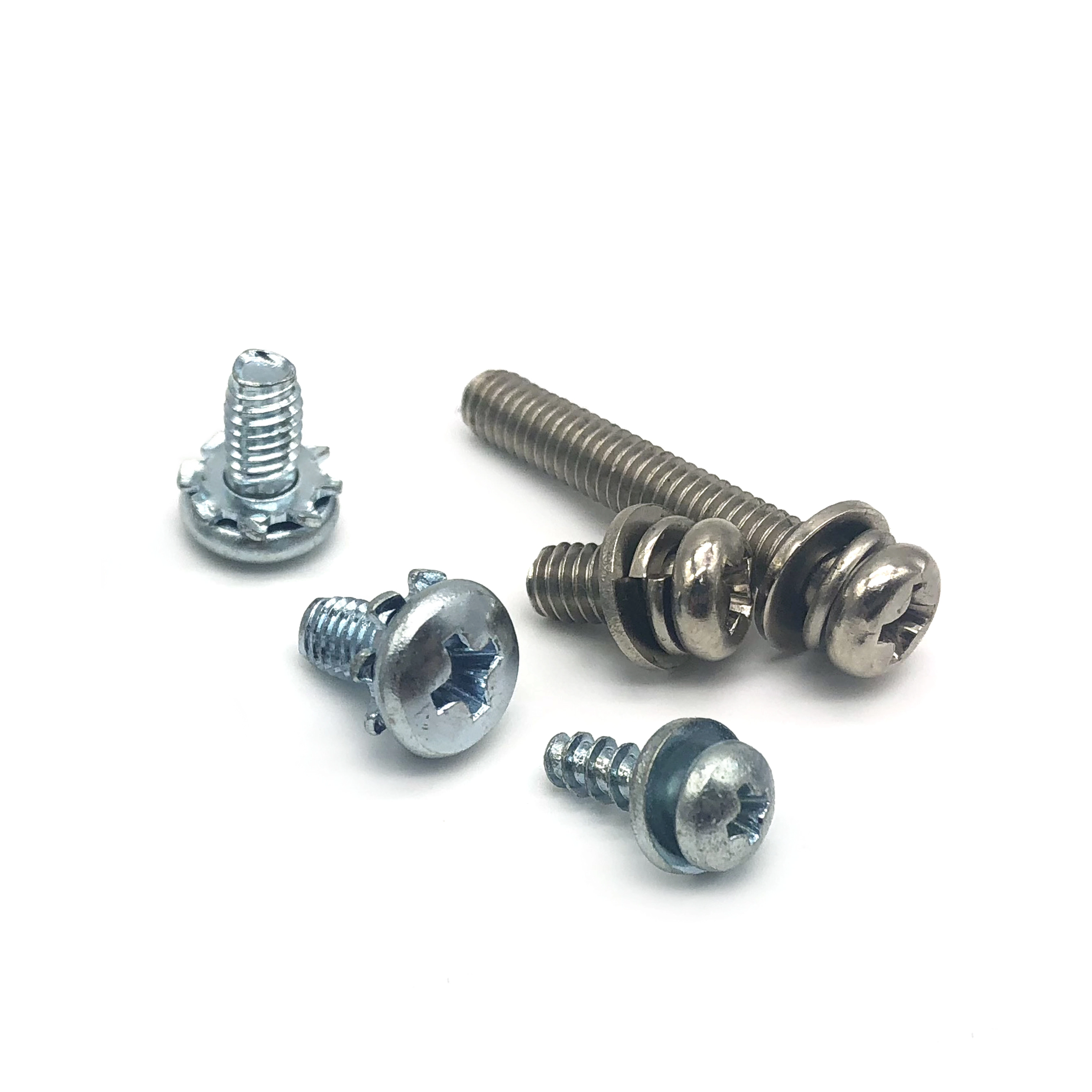 Chuanghe - China screw Manufacturer Flat Washers Pan Head Machine cross screw Sems Combined Screws Combination screw 1