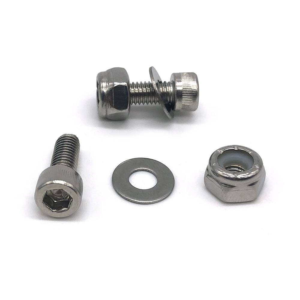 Wholesale combination screw with lock washer Three Part pan head sems screw 1