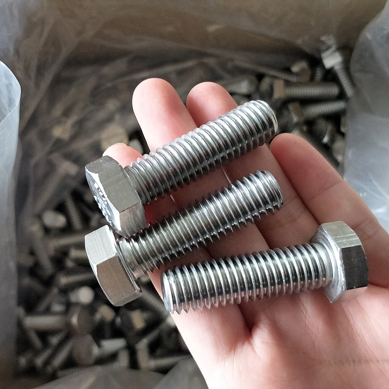 Customized High Tensile full threaded hex bolt with nuts stainless steel hex bolts 3