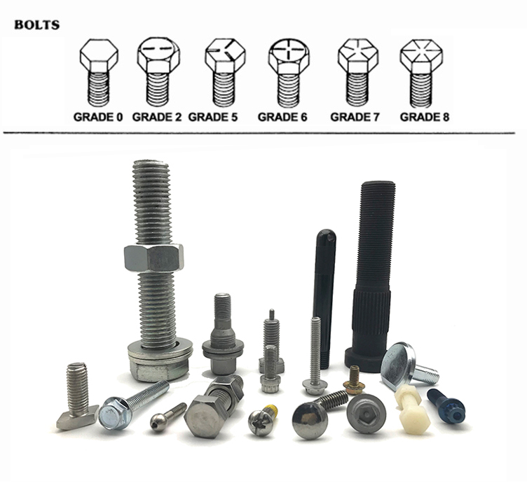 Customized High Tensile full threaded hex bolt with nuts stainless steel hex bolts 4