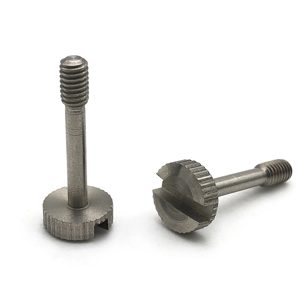 Chuanghe - CNC machining m6 thumb screw,Aluminum Knurled Thumb Screw slotted knurled thumb screw Thumb screw 1