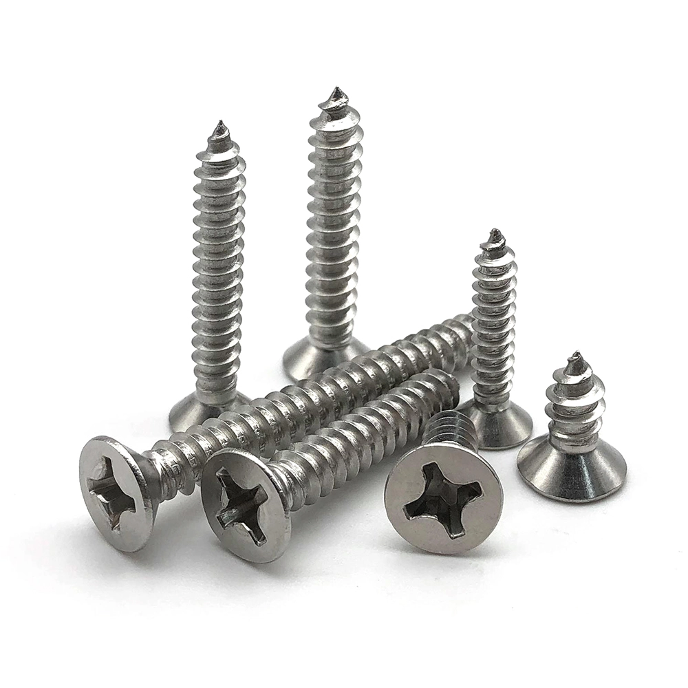 Chuanghe - Wholesale supplier Stainless steel 304 self-tapping screws,flat head stainless steel countersunk head tapping screw Self-tapping screw 1