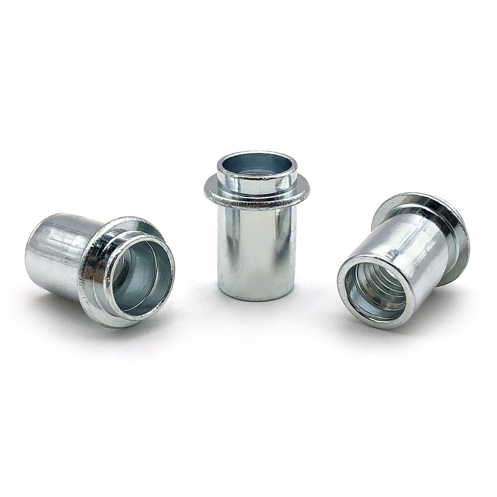 Chuanghe - M3 M4 M5 M6 M8 M10 M12 Zinc Coated Flat Head Knurled Body Rivnut Blind Rivet Nut rivet nut 7