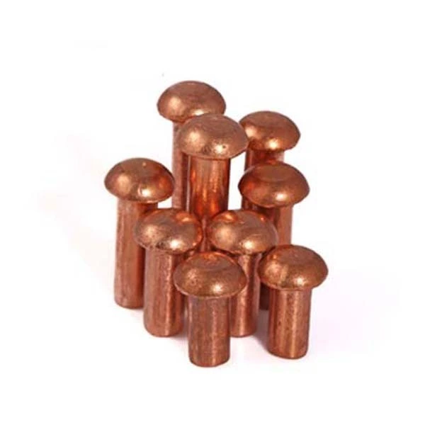 Chuanghe - High quality copper solid metal rivets and round head rivets non-standard custom solid rivet 1