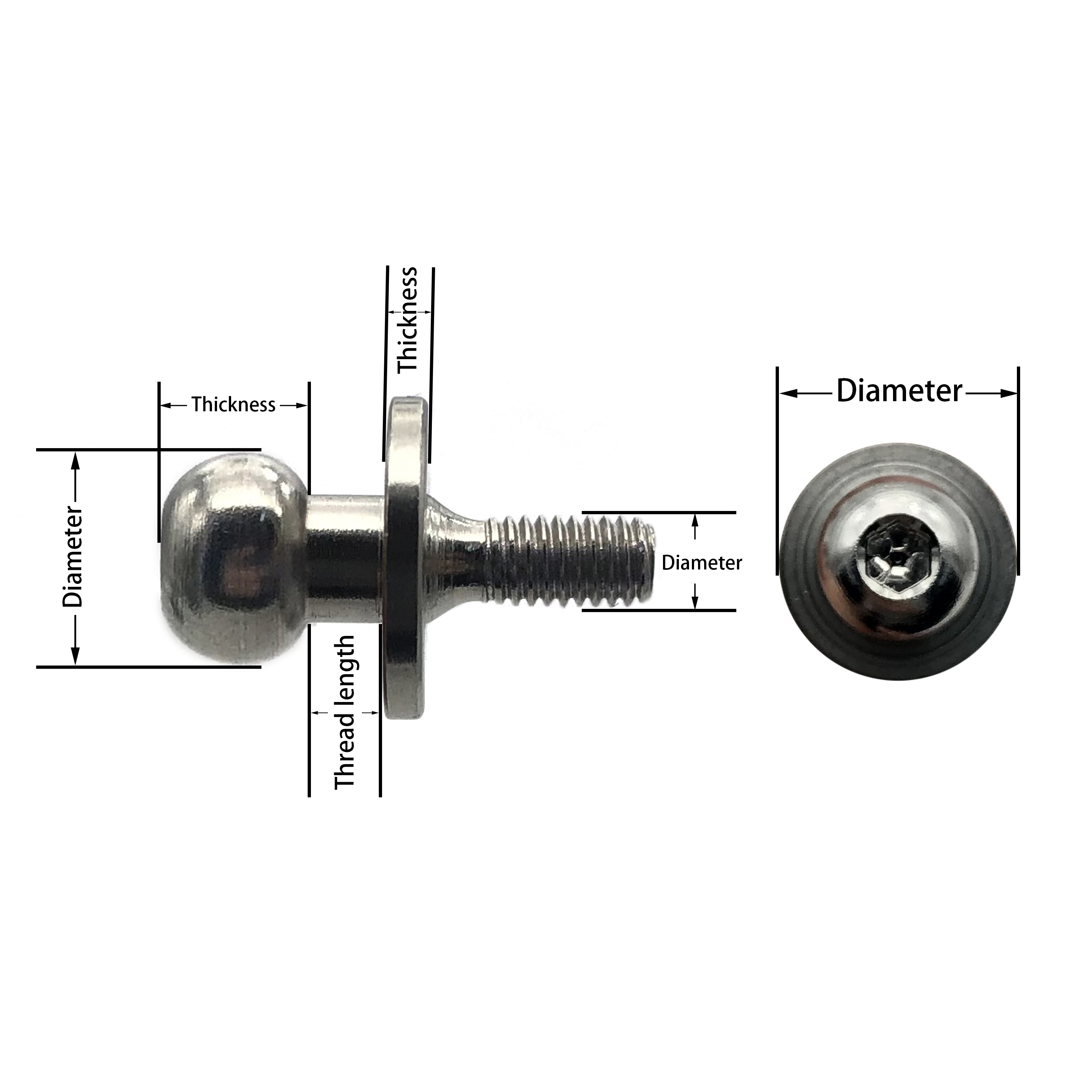 Custom ball head screw  Manufacturer | Chuanghe Fastener 10