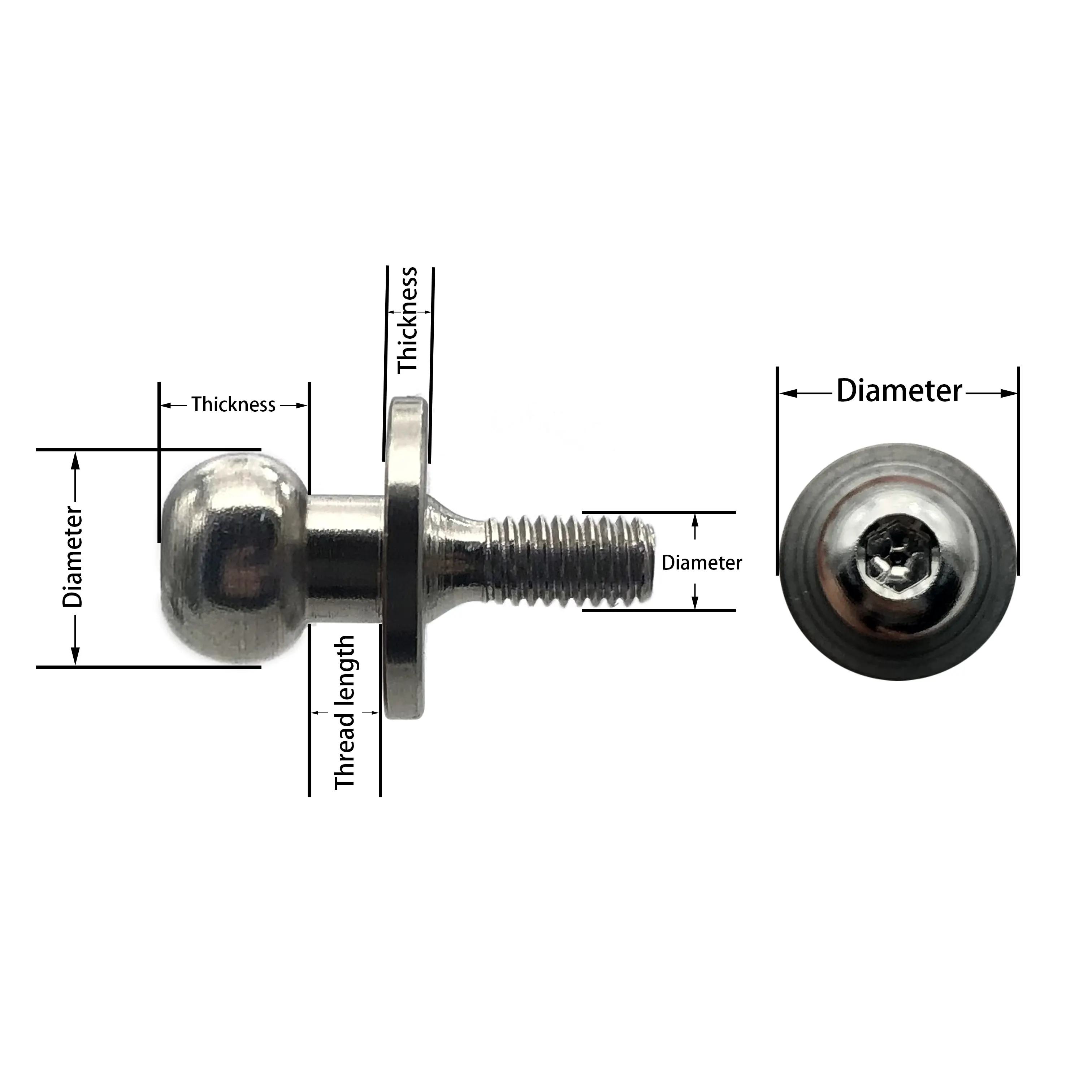 Custom ball head screw  Manufacturer | Chuanghe Fastener 6