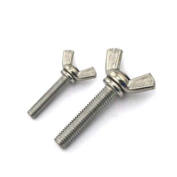 Chuanghe - Zinc Plated Carbon Steel M4 M5 M6 M8 M10 Butterfly Wing Thumb Screws Wing screw 1