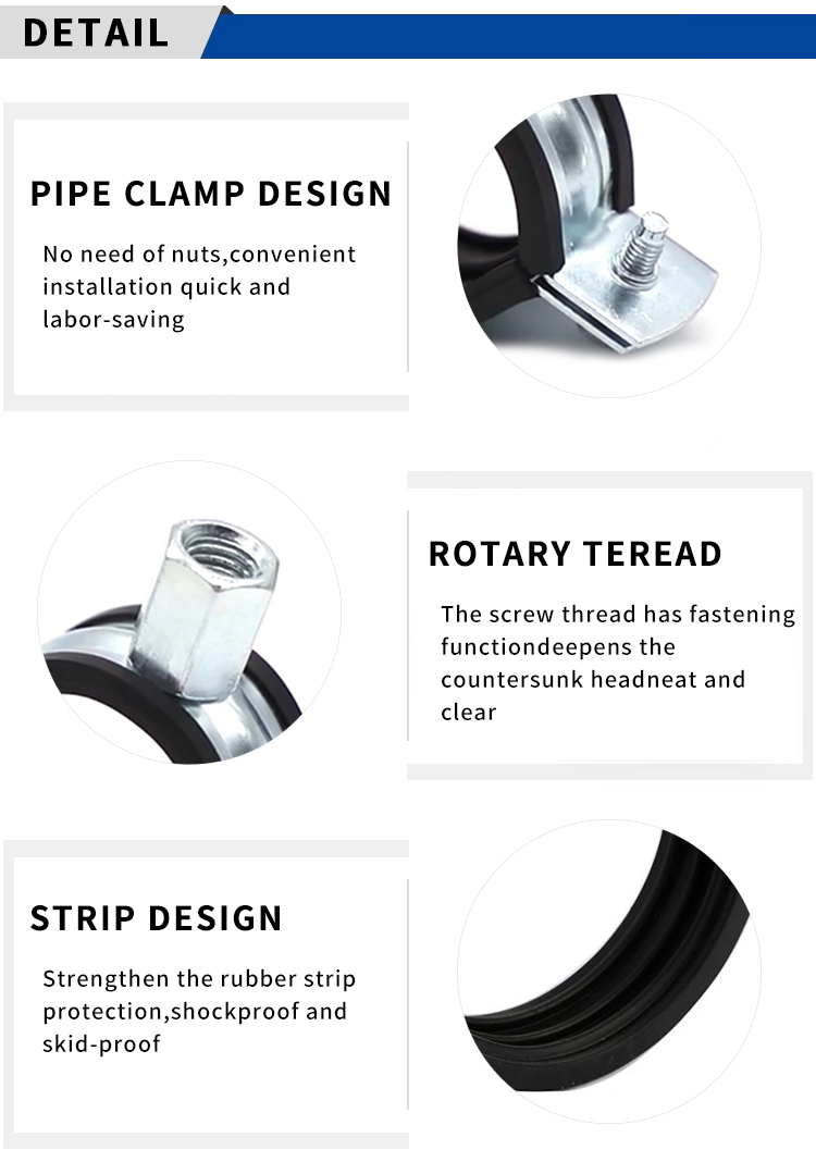 latest pipe clamp for business | Chuanghe Fastener 9