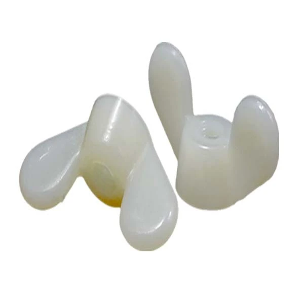 Chuanghe - Hot Sale M6 M8 white black plastic nylon Butterfly Nut Rounded Wing Nut DIN315 wing nut 1