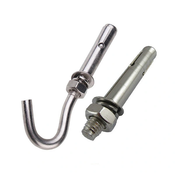 Chuanghe - Made in china threaded j hook bolt stainless steel wedge anchor bolt sizes custom sleeve through expansion bolt Hook bolt 1