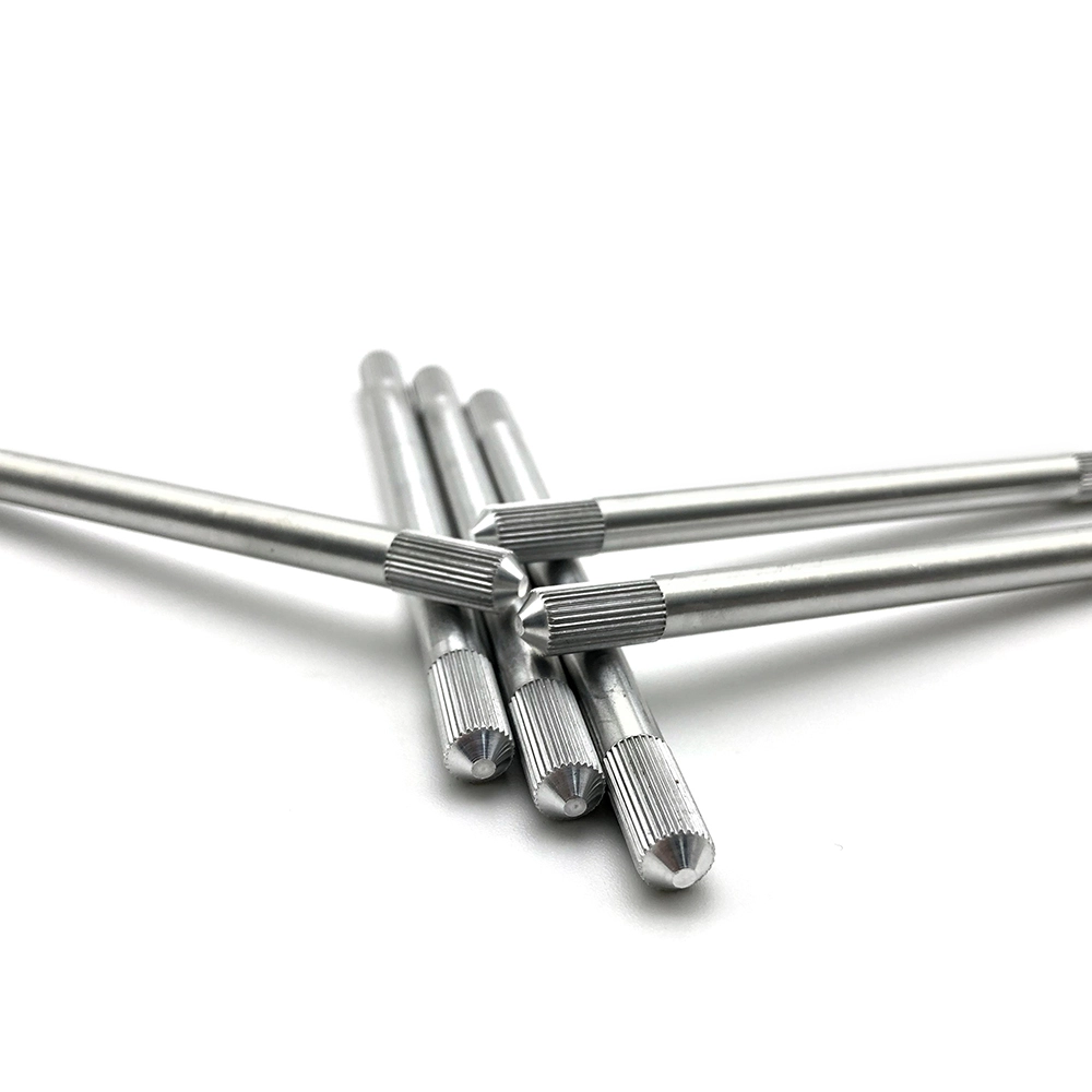 Chuanghe - Round Knurled Pin Straight Knurled Pins Steel Nickel Fastener 12 mm long Shaft dowel pin 1