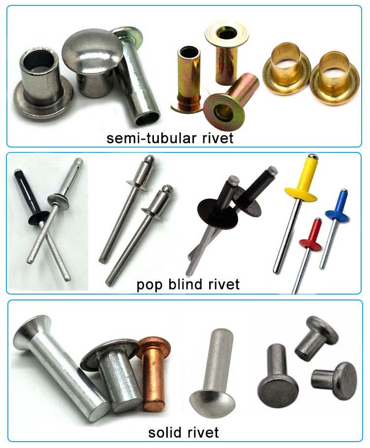 Chuanghe - China wholesale cap rivets Two Side Silver Black Gold 8 mm Stainless Steel Brass Double Head Cap rivets for Leather male and female rivet 11