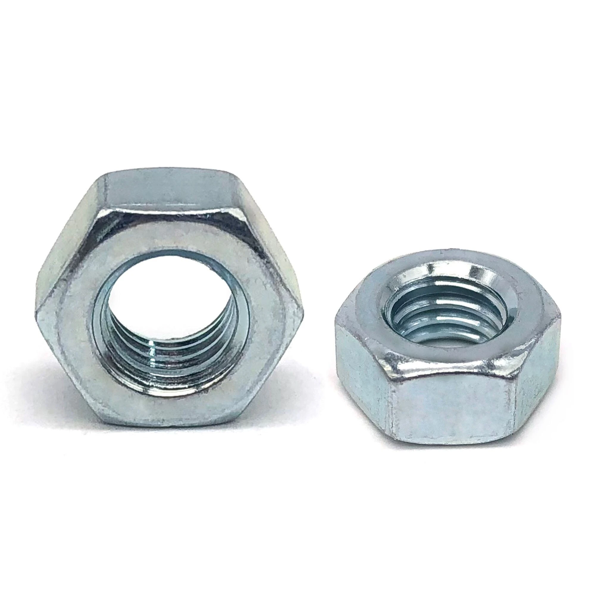 Wholesale M4 M5 M6 M8 M10 M12 galvanized Carbon steel Hex Nuts 1