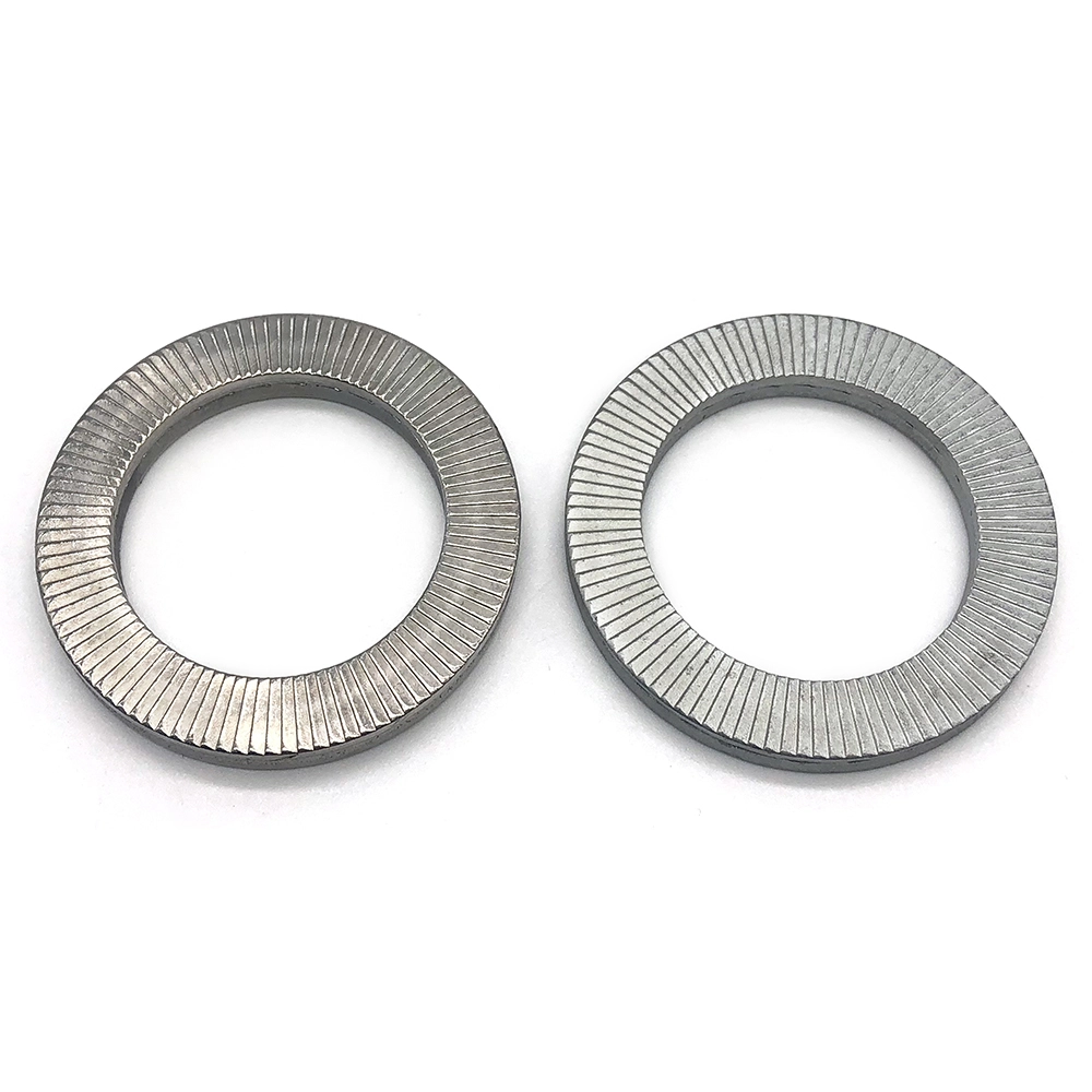 Chuanghe - China stainless steel 316 double stack self-locking washers DIN25201 lock washer 1