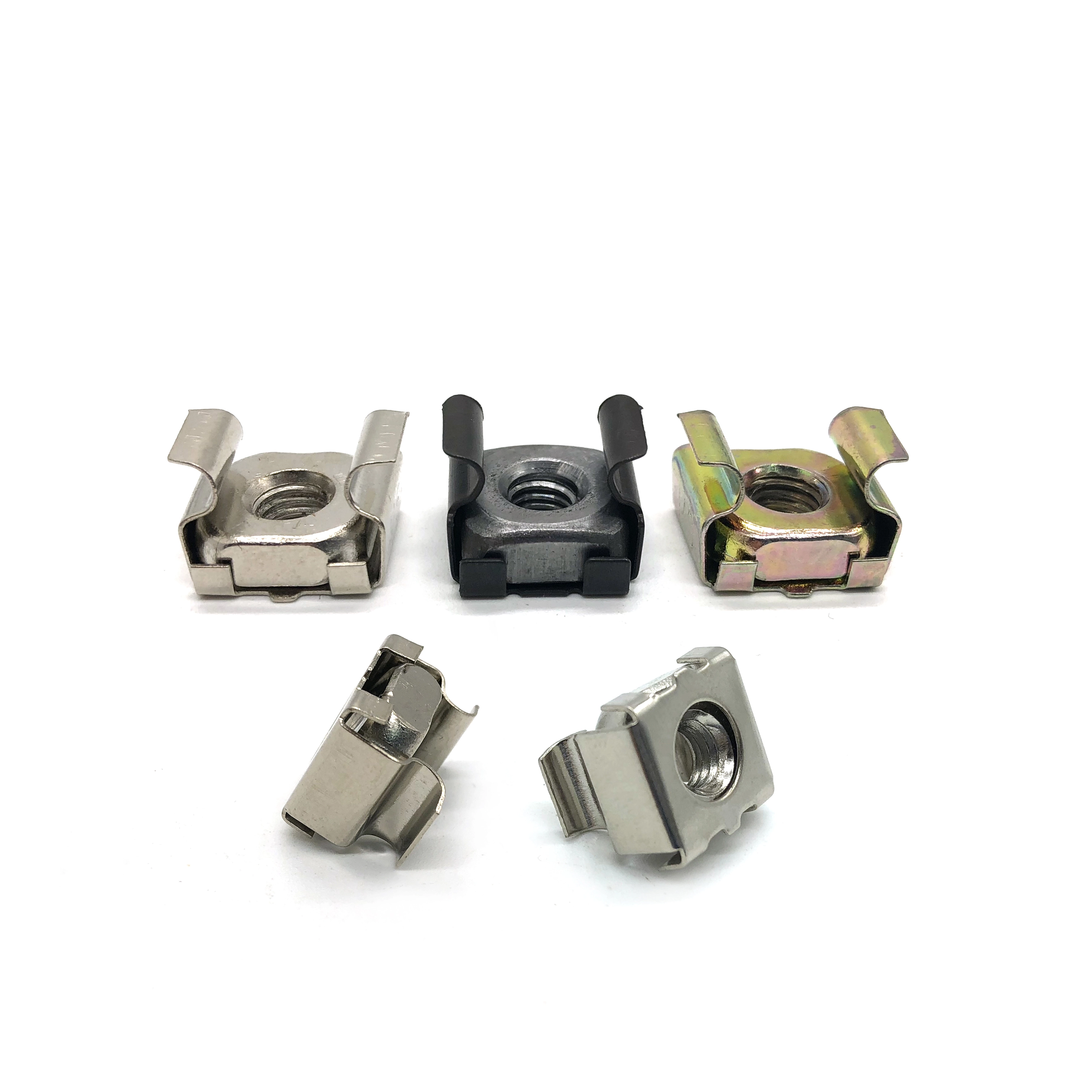 Chuanghe - China stainless steel m2 square lock cage nut all kinds 1/4-20 m3 m6 m12 high quality galvanized black square weld cage nut cage nut 1