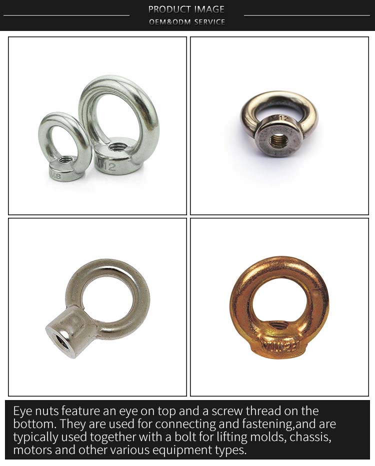 China Supplier Galvanized DIN 582 Lifting Eye Nut