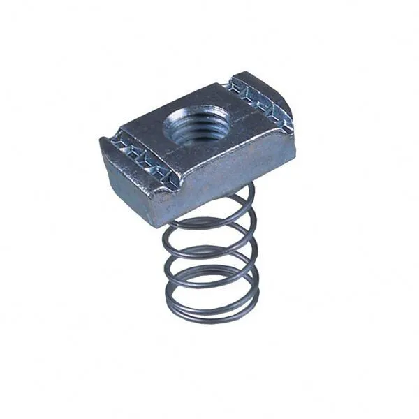 Chuanghe - Factory direct Non Standard Square T nut Galvanized Metal Channel Strut Spring Nut spring nut 1