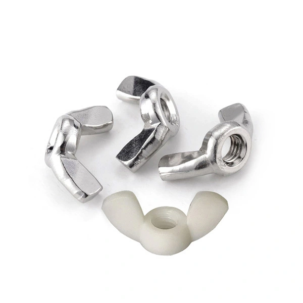 Chuanghe - China fastener manufacturer plastic wing nut M8 M10 SS304 Butterfly Nuts Precision Casting DIN315 Stainless Steel wing nut wing nut 1