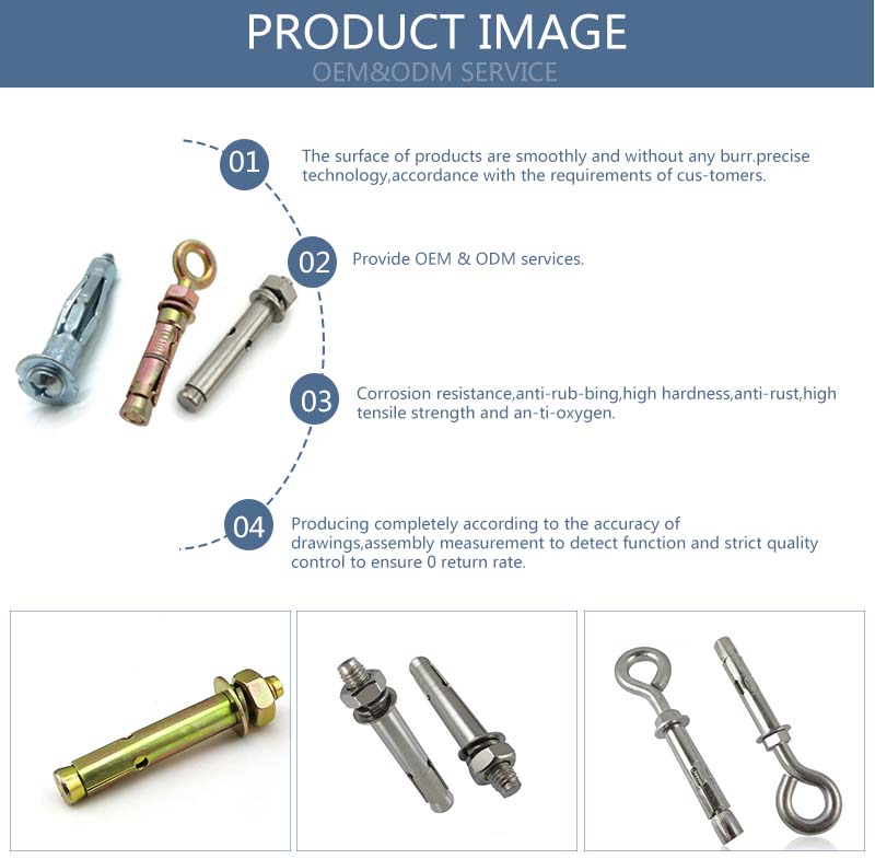 Chuanghe - China screws manufacturer tie anchor bolt stainless steel expansion bolts expansion bolts 9