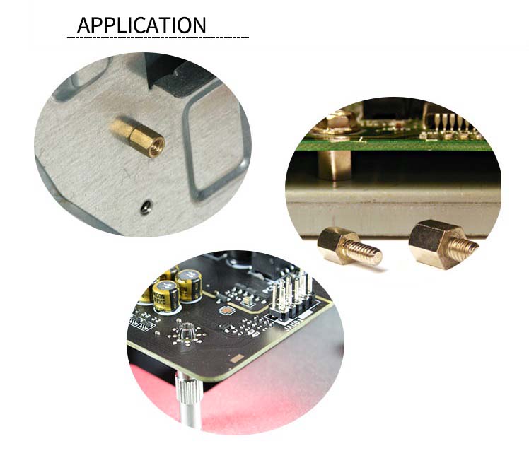 Chuanghe - Wholesale custom metal brass hex standoff spacer m2 m3 m4 m5 m6 aluminum standoffs Stainless Steel male female threaded standoff standoff screw 11