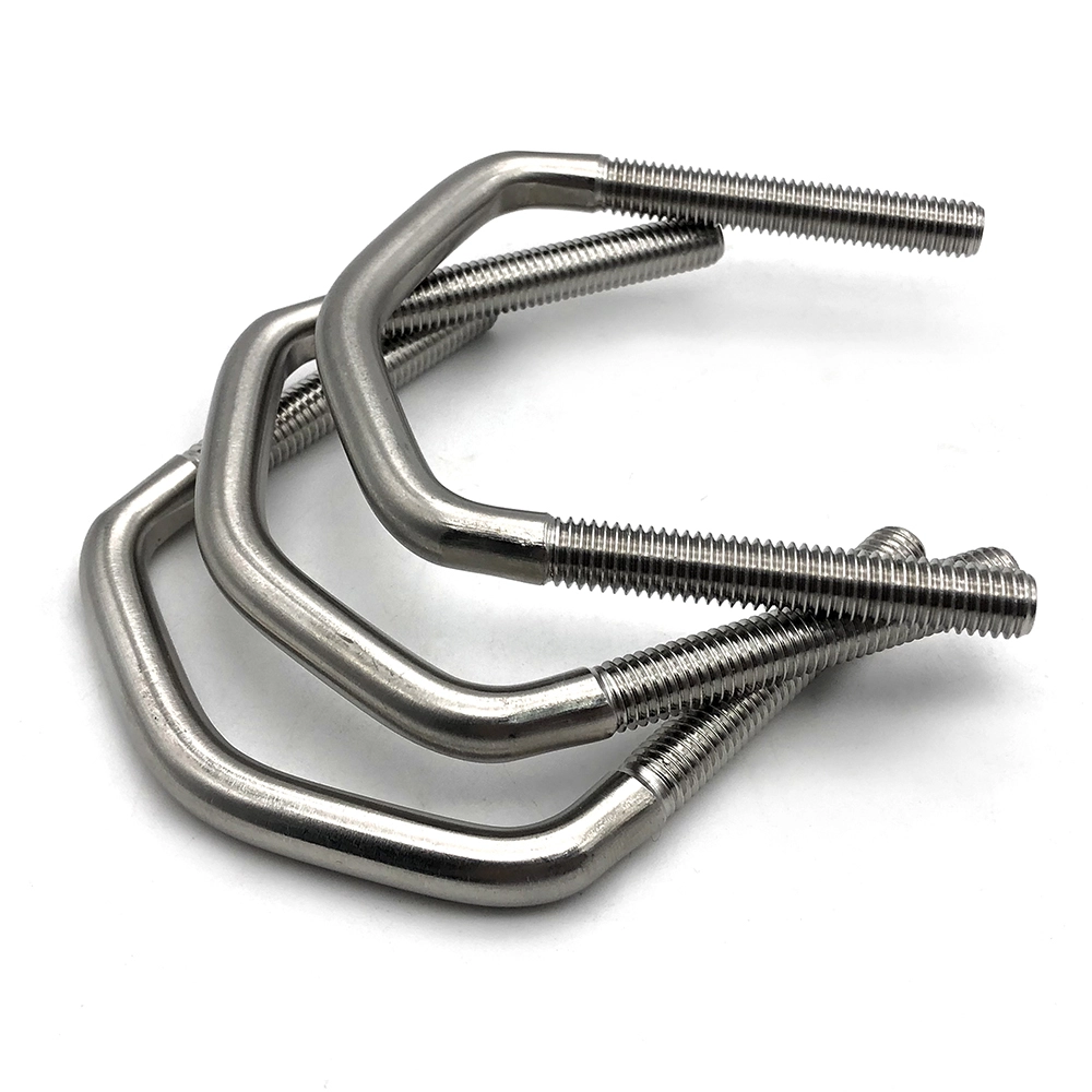 Good quality carbon steel bolts stainless steel u bolt 316 galvanized u bolts with nut 1
