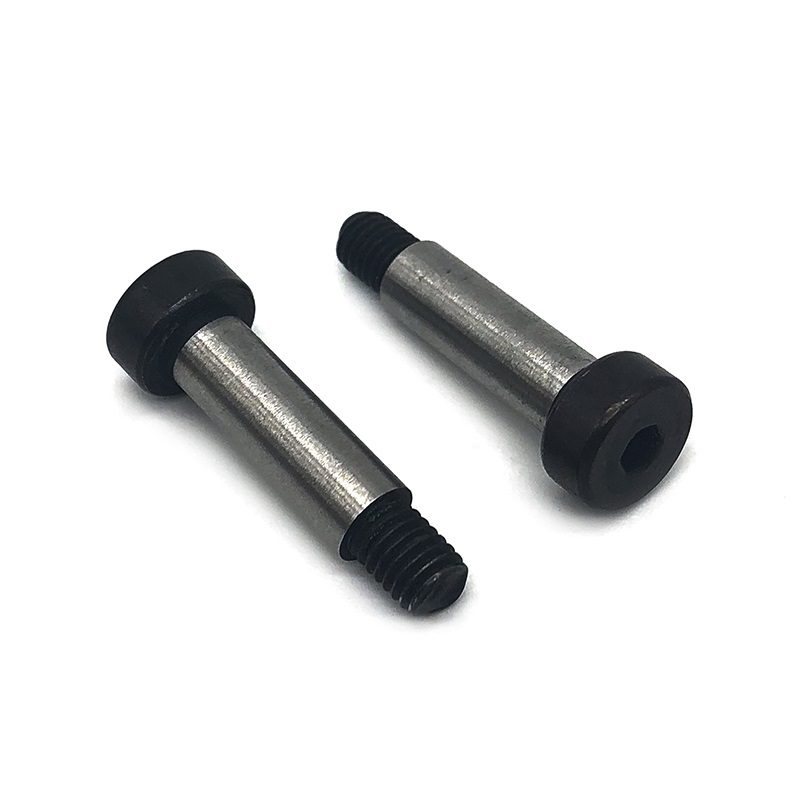 China fastener customized screw bolt Stainless steel knurled thumb step shoulder screw 3