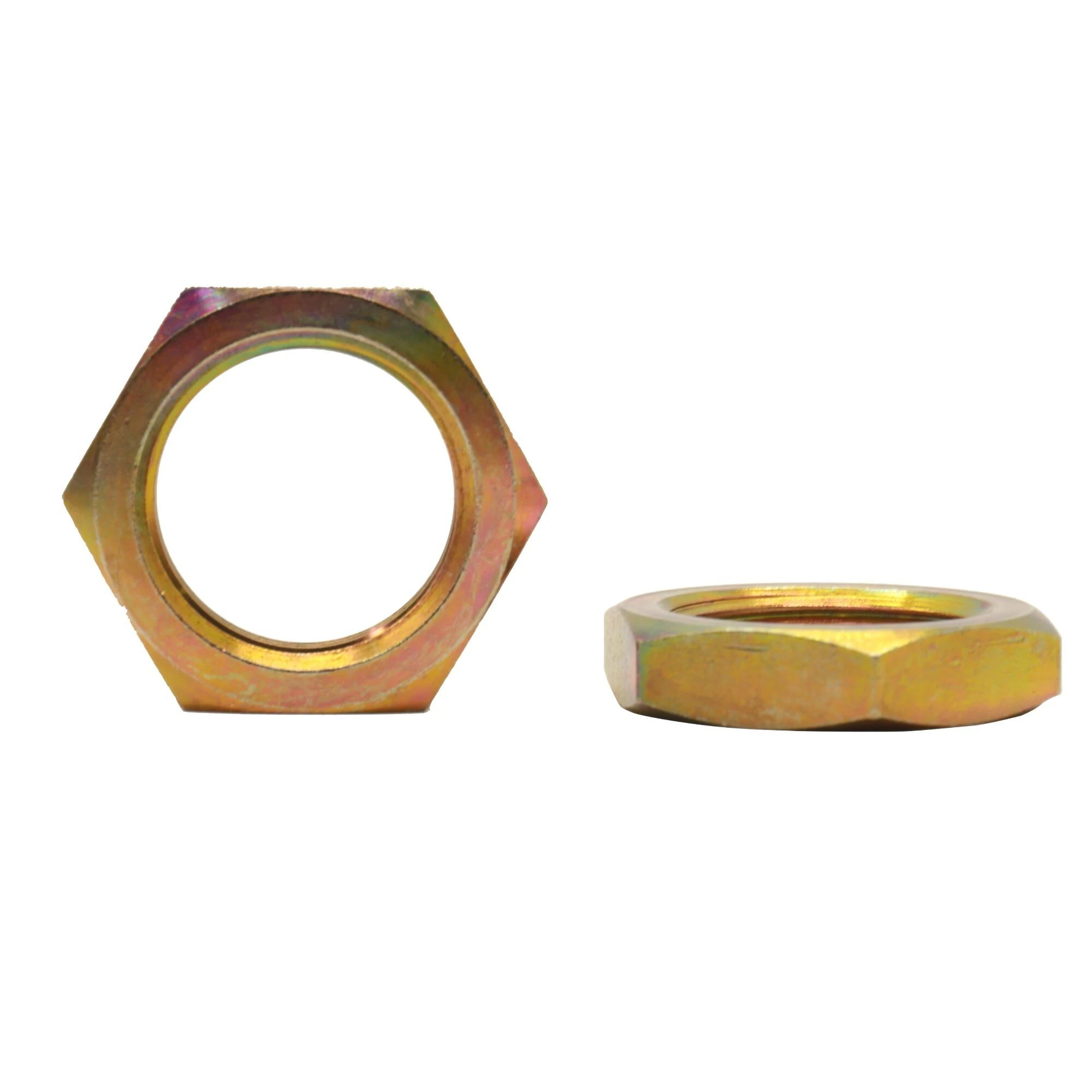 Wholesale auto parts Copper Nuts Hex Nut Custom OEM Lock Thin Brass Hex Nuts 1