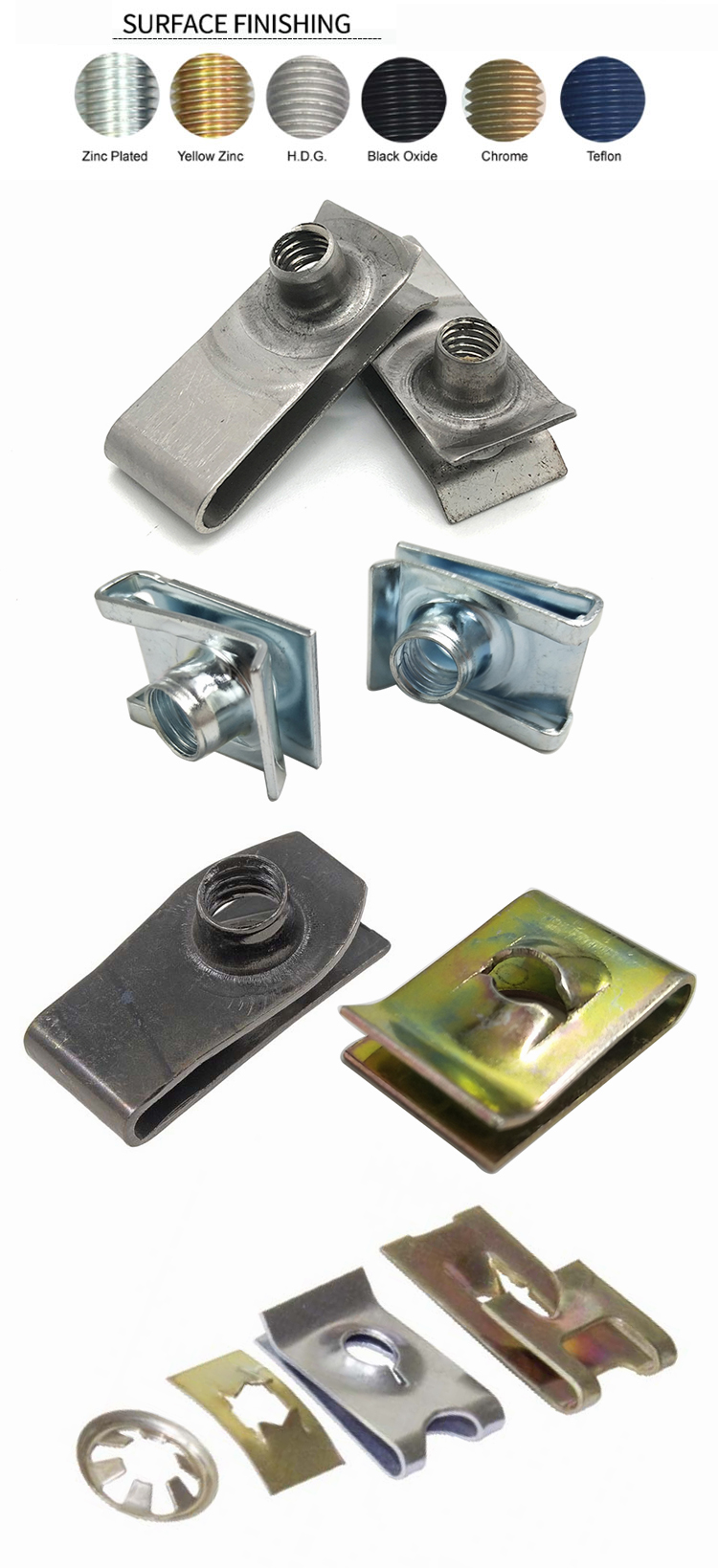 1-U clip nut-Details