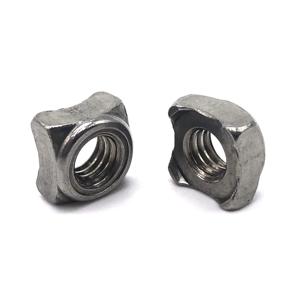 Customized Steel Zinc square weld nuts m20 m8 m10 square point weld nut 1