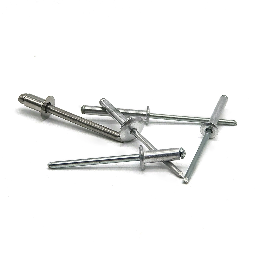Wholesale open end type dome head waterproof blind rivets aluminum pop blind rivet 1