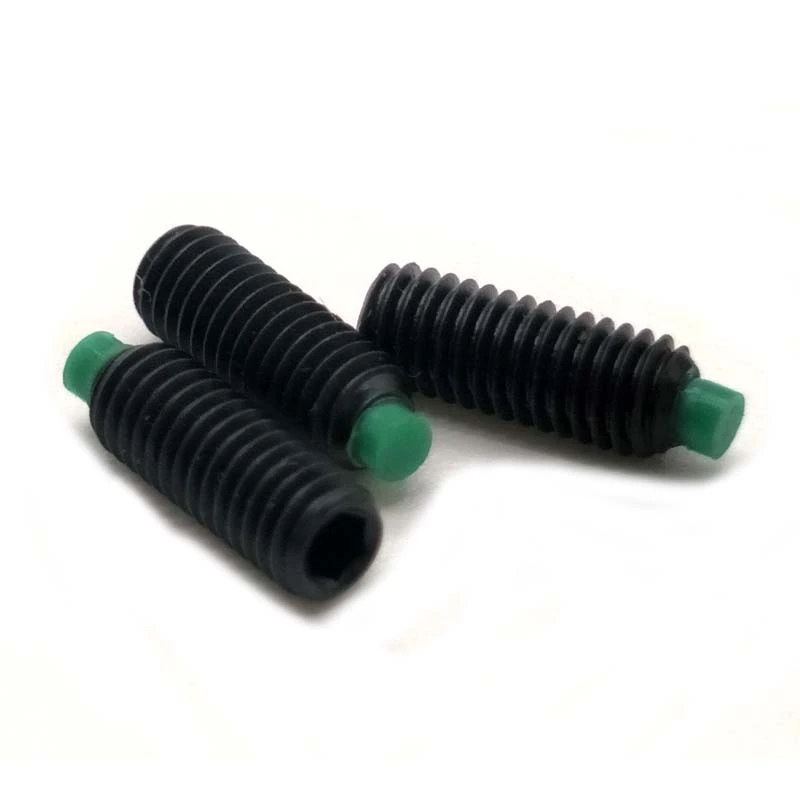 China wholesale custom point plastic nylon tip hex socket grub set screws 1