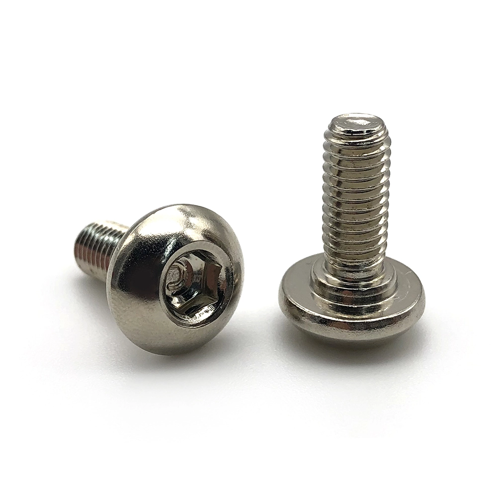 Low price and high quality hexagon socket head screws ISO7380 mushroom head screw 1