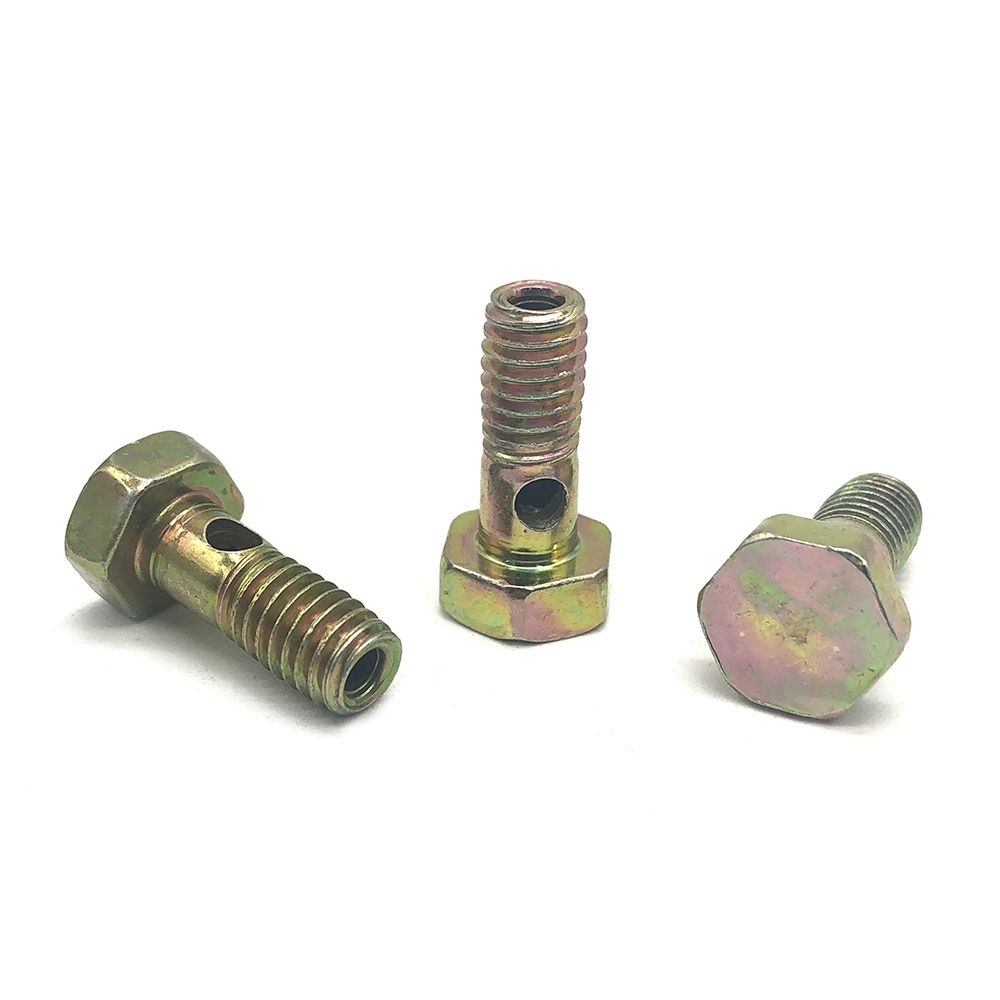 Wholesale Colored Galvanized Hollow Bolt hollow Banjo Bolt for Motorcycle 1