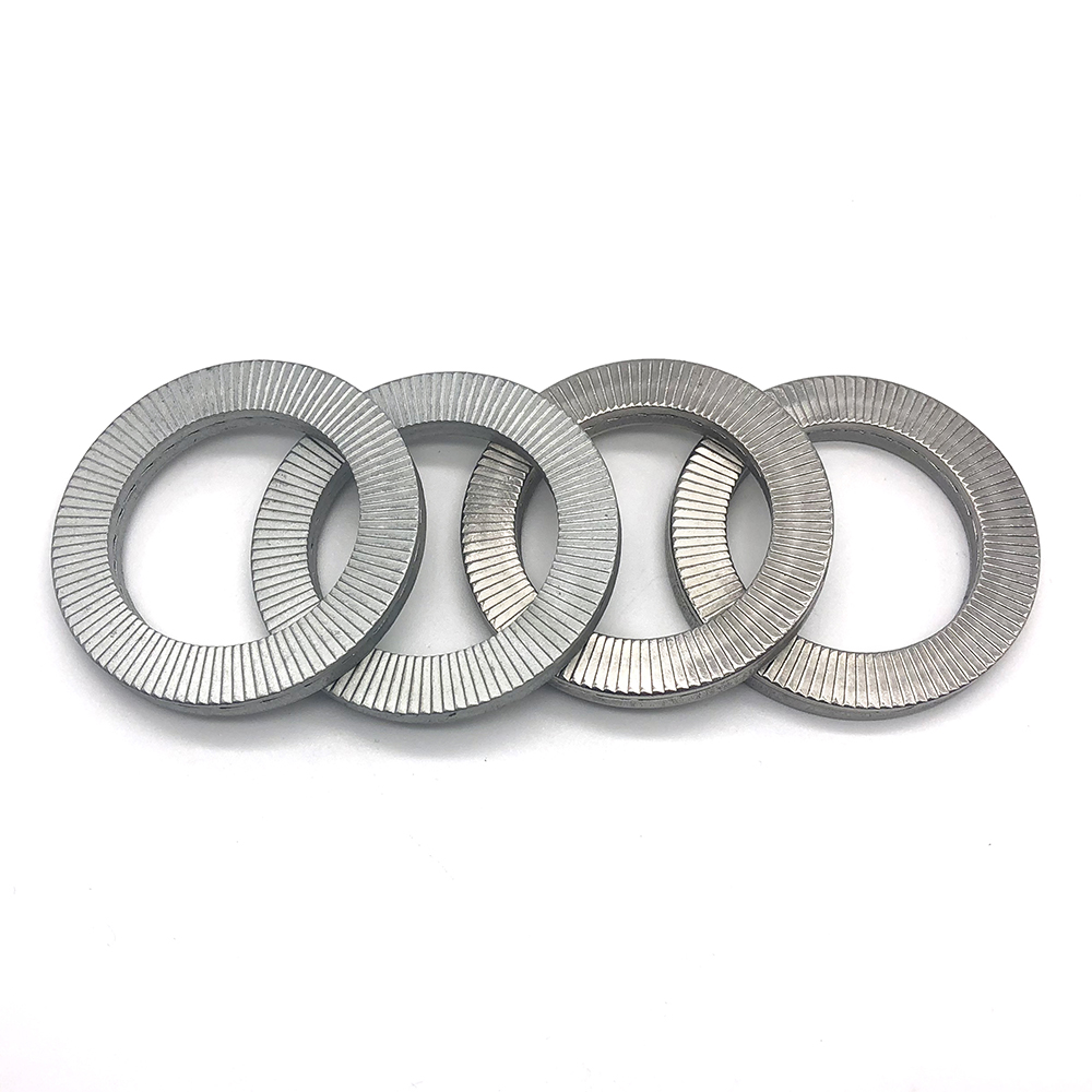 DIN 25201 Stainless Steel Lock Washer Ss304 Ss316 A2 A4 Dacromet double fold self-locking washers 2