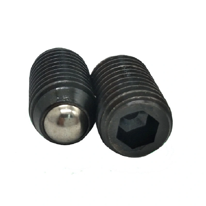 Customized Set Screw Ball Spring Screw Stainless Steel Spring Plunger Hex socket set screws 1