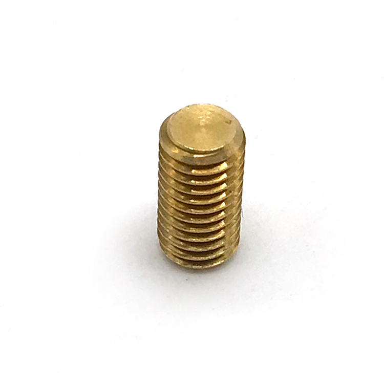China wholesale headless hex head set screw m12 m14 brass socket end set screws 2